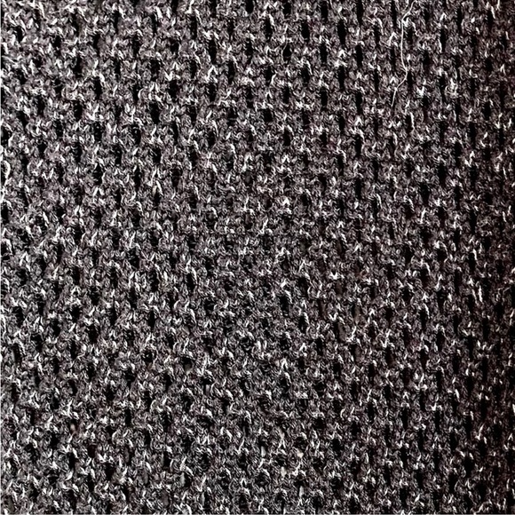 Eileen Fisher Womens Open Knit Long Line Cardigan Size L Black System Capsule - Picture 6 of 12